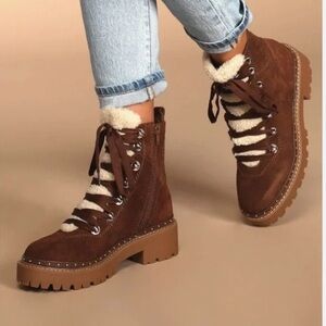 Steve Madden lace-up boots